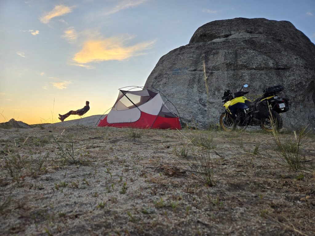 Ultimate Moto camping at Castle Rocks, ID