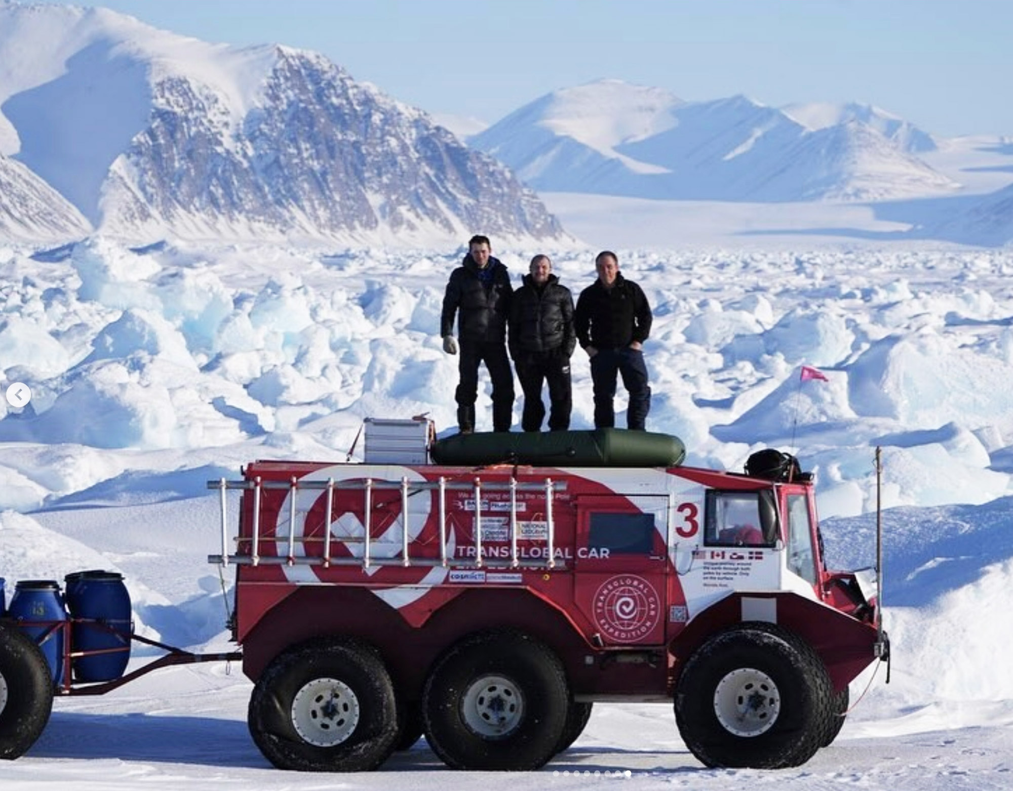 Transglobal Car Expedition, overlanding, epic adventures, polar crossing, Yemelya, Ford, Arctic Trucks, amphibious vehicles,